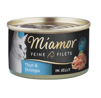 MIAMOR Feline Filets tuńczyk i krewetki w sosie własnym 100 g