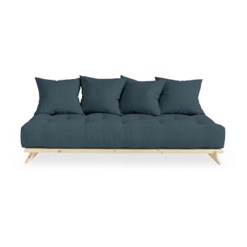 Sofa z ciemnoniebieskim obiciem Karup Design Senza Natural/Deep Blue