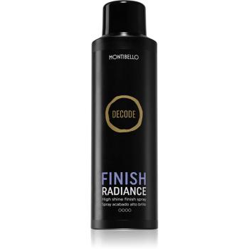 Montibello Decode Finish Radiance Spray szybkoschnący lakier do włosów do nabłyszczenia 200 ml