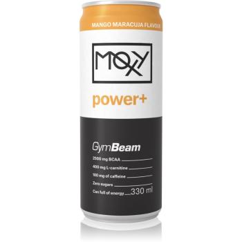 GymBeam Moxy Power+ gotowy napój z aminokwasami bez dodatku cukru smak Mango Maracuja 330 ml