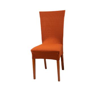 Pokrowiec na krzesło z oparciem - pomaranczowy - Rozmiar 80 x 40 cm
