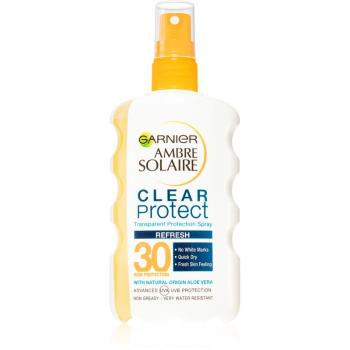 Garnier Ambre Solaire Clear Protect transparentny spray do opalania SPF 30 200 ml
