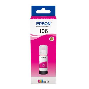 Epson originální ink C13T00R340, 106, magenta, 70ml, Epson EcoTank ET-7700, ET-7750, Express Premium ET-7750