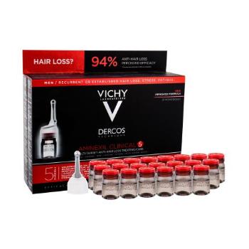 Vichy Dercos Aminexil Clinical 5 21x6 ml preparat przeciw wypadaniu włosów dla mężczyzn Uszkodzone pudełko