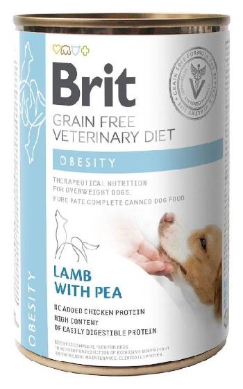 BRIT Veterinary Diet Obesity Lamb&amp;Pea karma na otyłość dla psa 400 g