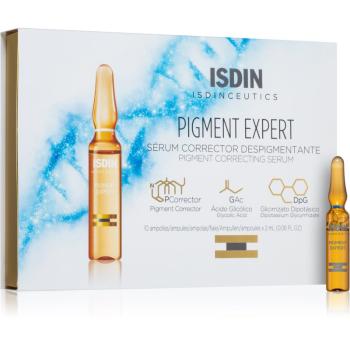 ISDIN Isdinceutics Pigment Expert rozjaśniające serum korygujące przeciw przebarwieniom w ampułkach 10x2 ml