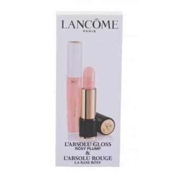 Lancôme L´Absolu zestaw Błyszczyk do ust 8 ml + Pomadka nawilżająca L´Absolu Rouge La Base Rosy 3,4 g 01 Universelle dla kobiet Rosy Plump