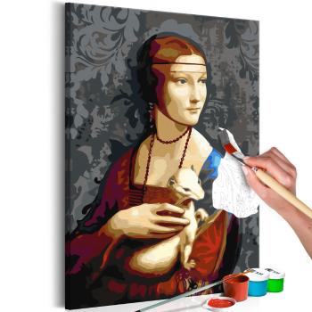Obraz malowanie po numerach Leonardo da Vinci - Lady with an Ermine