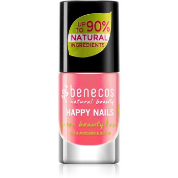 Benecos Happy Nails lakier pielęgnujący do paznokci odcień Peach Sorbet 5 ml