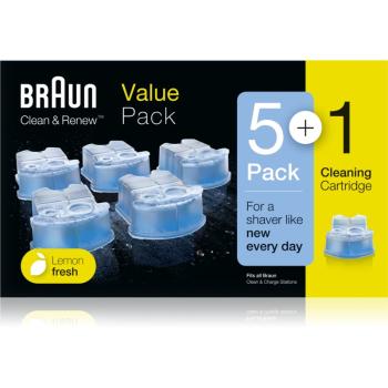 Braun Series Clean & Renew płyn do czyszczenia golarek z zapachem 6 szt.