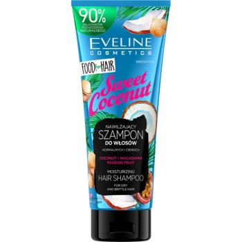 Eveline Cosmetics Food for Hair Sweet Coconut szampon nawilżający do włosów normalnych i delikatnych 250 ml