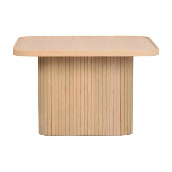Naturalny stolik z drewna dębowego Rowico Sullivan, 60x60 cm
