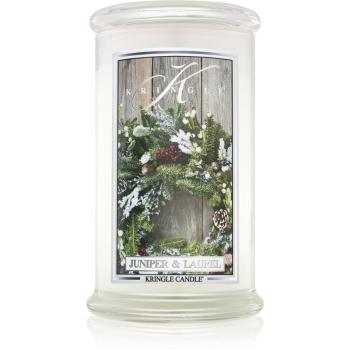 Kringle Candle Juniper & Laurel świeczka zapachowa 624 g