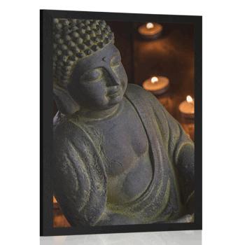 Plakat Budda pełen harmonii - 30x45 silver