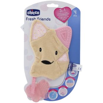 Chicco Fresh Friends Teething Cuddly Toy przytulanka do spania z gryzakiem Girl 1 szt.