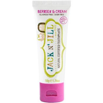 Jack N’ Jill Toothpaste naturalna pasta do zębów dla dzieci smak Berries & Cream 50 g