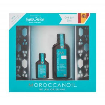 Moroccanoil Treatment Eurovision 2021 zestaw Olejek do włosów Treatment Oil 100 ml + Olejek do włosów Treatment Oil 25 ml W Uszkodzone pudełko