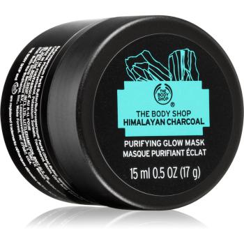 The Body Shop Himalayan Charcoal oczyszczająca i rozjaśniająca maseczka do twarzy do cery tłustej i problematycznej 15 ml