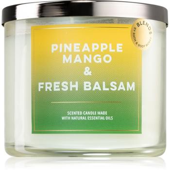 Bath & Body Works Pineapple Mango & Fresh Balsam świeczka zapachowa 411 g