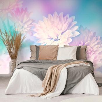 Samoprzylepna tapeta kwiat chryzantemy - 450x300