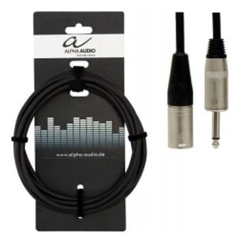 Alpha Audio Kabel Głośnikowy Jack Mono - Xlr  10 M