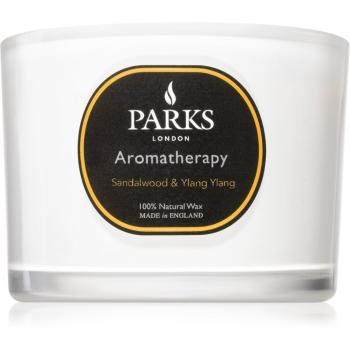 Parks London Aromatherapy Sandalwood & Ylang Ylang świeczka zapachowa 80 g