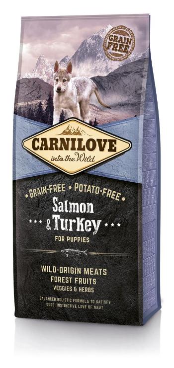 CARNILOVE Puppy Salmon&amp;Turkey łosoś i indyk 4 kg
