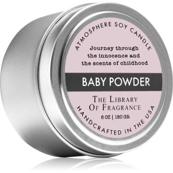 The Library of Fragrance Baby Powder świeczka zapachowa 180 g