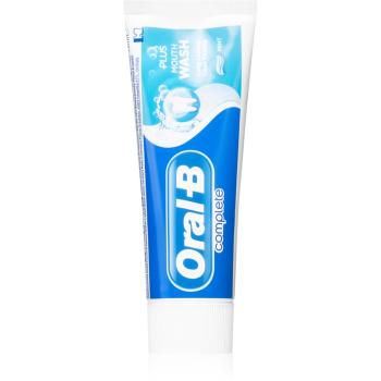 Oral B Complete Plus Mouth Wash pasta do zębów dla świeżego oddechu Mint 75 ml