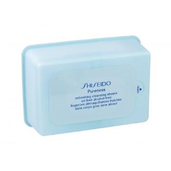 Shiseido Pureness Refreshing Cleansing Sheets 30 szt chusteczki oczyszczające dla kobiet