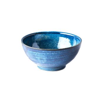 Niebieska miska ceramiczna MIJ Indigo, ø 18 cm