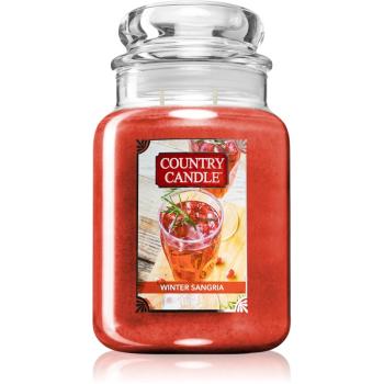Country Candle Winter Sangria świeczka zapachowa 680 g