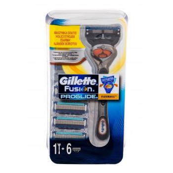 Gillette Fusion Proglide Flexball zestaw Maszynka do golenia z jendym ostrzem 1 szt + Zapasowe ostrza 6 szt dla mężczyzn