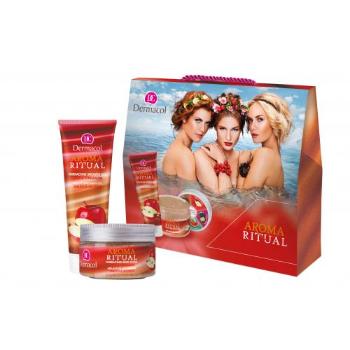 Dermacol Aroma Ritual Apple & Cinnamon zestaw Żel pod prysznic 250 ml + Peeling do ciała 200 g dla kobiet