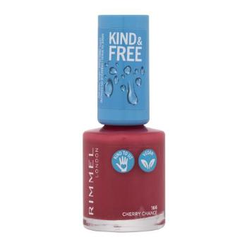 Rimmel London Kind & Free 8 ml lakier do paznokci dla kobiet 166 Cherry Chance