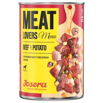JOSERA Meatlovers Menu Wołowina z ziemniakami 6x400 g