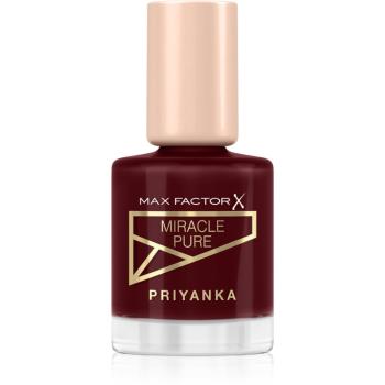 Max Factor x Priyanka Miracle Pure lakier pielęgnujący do paznokci odcień 380 Bold Rosewood 12 ml