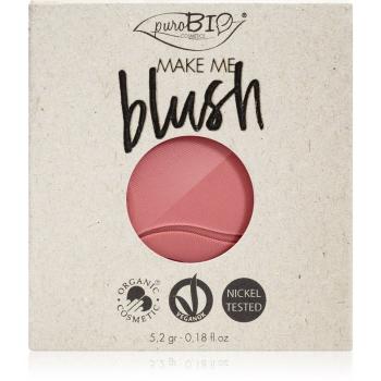 puroBIO Cosmetics Long-lasting Blush Refill pudrowy róż dla długotrwałego efektu uzupełnienie 5,2 g
