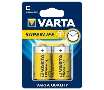 Varta 2014 - 2 szt. Baterii cynkowo-węglowych SUPERLIFE C 1,5V