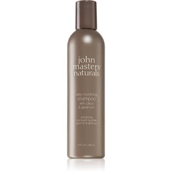 John Masters Organics Citrus & Geranium Daily Nourishing Shampoo szampon głęboko oczyszczający do wszystkich rodzajów włosów 236 ml