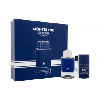 Montblanc Explorer Ultra Blue zestaw Edp 100 ml + Edp 7,5 ml + Deostick 75g dla mężczyzn