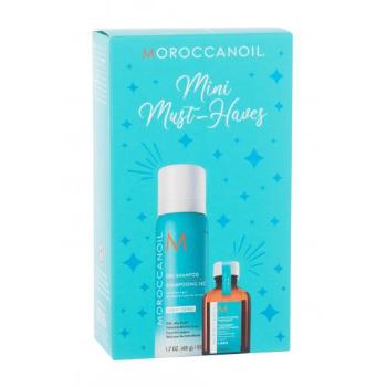 Moroccanoil Mini Must-Haves zestaw Olejek do włosów 15 ml + suchy szampon 65 ml dla kobiet Uszkodzone pudełko
