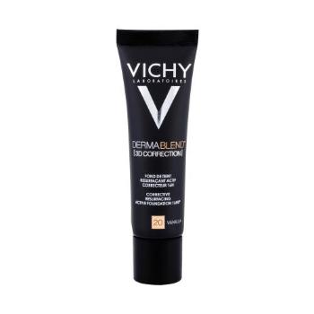 Vichy Dermablend™ 3D Antiwrinkle & Firming Day Cream SPF25 30 ml podkład dla kobiet Uszkodzone pudełko 20 Vanilla