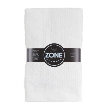 Biały ręcznik Zone Classic, 50x100 cm