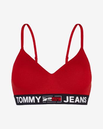 Tommy Jeans Lightly Padded Logo Biustonosz Czerwony