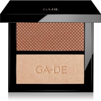 GA-DE Velveteen Blush and Shimmer Duet paleta do twarzy odcień 22 Bronze & Glow 7,4 g