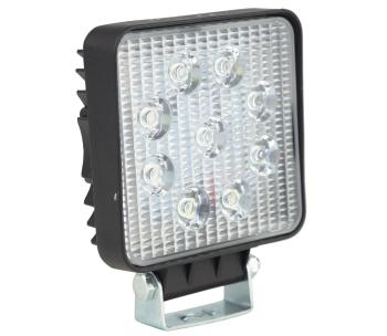 LED Lampa robocza EPISTAR 9xLED/27W/10-30V IP67 6000K