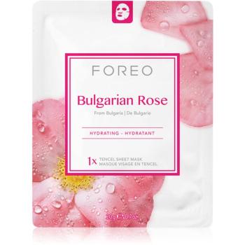 FOREO Farm to Face Sheet Mask Bulgarian Rose maska nawilżająca w płacie 3x20 ml