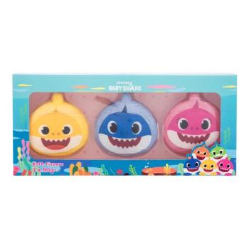Pinkfong Baby Shark Bath Fizzers Kit zestaw Musująca kula do kąpieli 3 x 90 g dla dzieci Uszkodzone pudełko