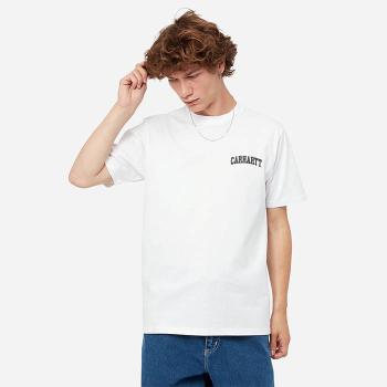 Koszulka męska Carhartt WIP S/S University Script T-Shirt I028991 WHITE/BLACK